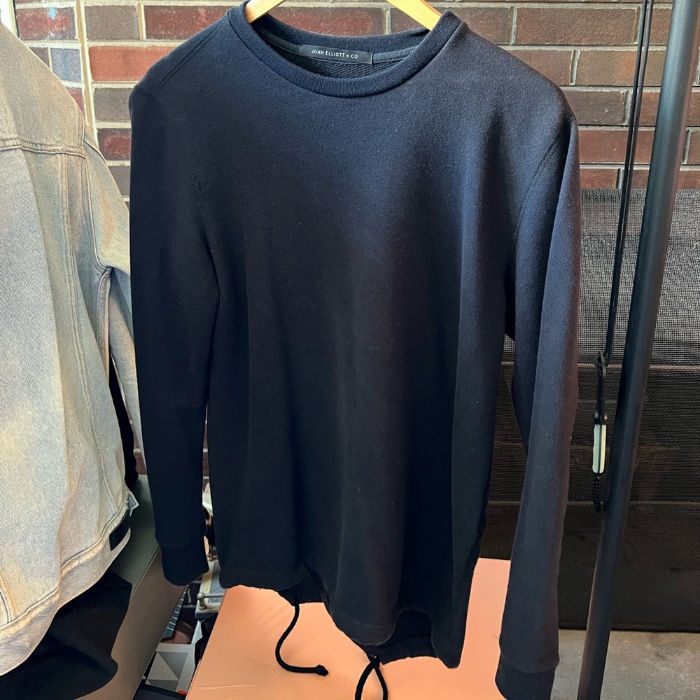 John Elliott Fishtail Crewneck Sweatshirt